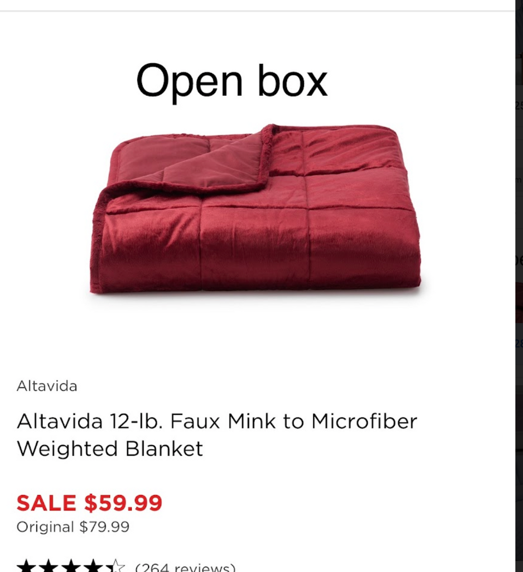 Altavida weighted blanket ultra plush online mink