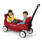 Radio Flyer, Pathfinder 2-in-1 Wagon, Folding Seats, Red